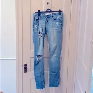 Distressed Abercrombie & Fitch jeans size 4L